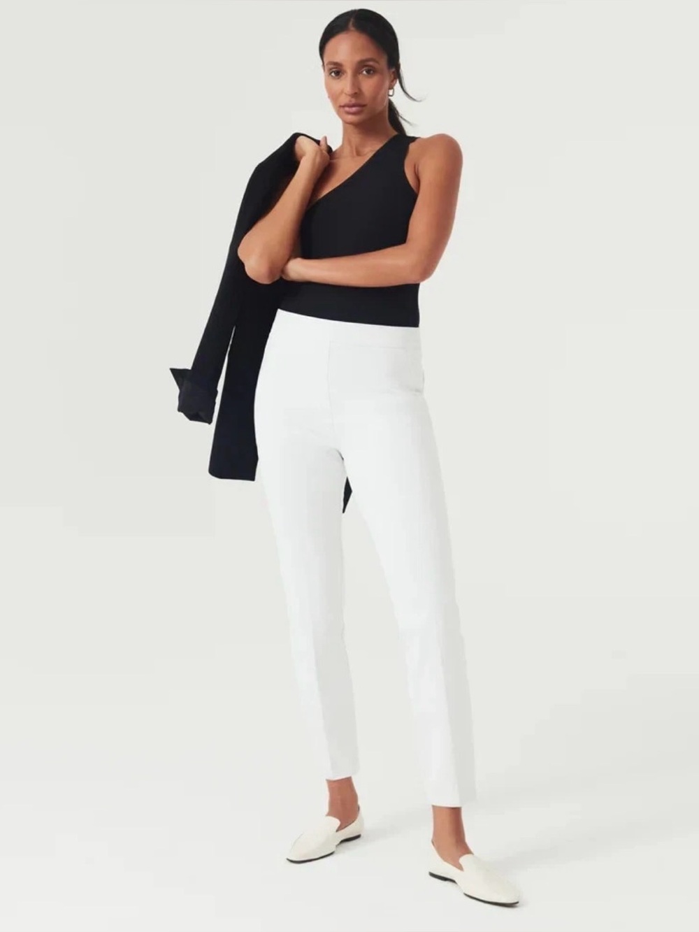 Spanx On-The-Go Slim Straight Pant Sz M